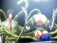 A Doctor In A Japanese Animated Video Develops Multiple Penises And Has Sex With A Woman With Large Breasts