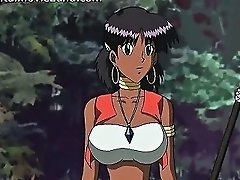 African-american Attractive Physique With Large Breasts From Animated Character On Drtuber